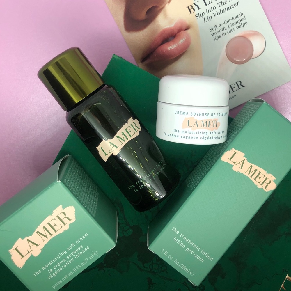 LA MER Soft Cream + Treatment Lotion Travel Duo!